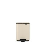 Brabantia poubelle � p�dale bo 4 litres fermeture soft close seau int�rieur en plastique - soft beige ...