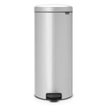 Brabantia poubelle  pdale new icon 30 l gris mtallis