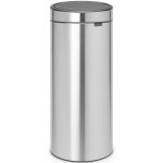 Brabantia poubelle touch bin - 30l - acier mat