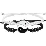 Bracelet lot de 2 bracelets yin yang amiti� harmonie id�e cadeau j0459