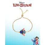 Bracelet ajustable stitch ? dor mail color ? fan de lilo & stitch