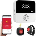 Bracelet alarme personne agee wifi smart sos - appel durgence pour seniors