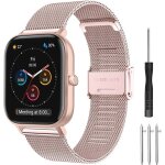 Bracelet pour amazfit gts20mm universelle métal acier maille bracelet de rechange de À libération rapide ... Bracelet pour amazfit gts20mm universelle métal acier maille bracelet de rechange de À libération rapide ...