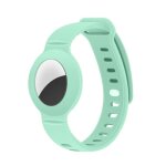 Bracelet - apple - airtag - silicone - vert - ajustable 3 ans et plus