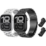 Compatible avec bracelets apple watch 49mm 46mm 45mm 44mm 42mm(series 3 2 1)bracelet remplacement acier ... Compatible avec bracelets apple watch 49mm 46mm 45mm 44mm 42mm(series 3 2 1)bracelet remplacement acier ...