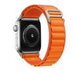 Bracelet boucle alpine orange compatible avec apple watch 42mm 44mm 45mm 49mm serie 9 8 7 6 5 4 3 2 1 ...