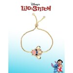 Bracelet dor ajustable angel ? bijou fantaisie fille / femme ? motif maill color