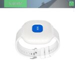 Bracelet �metteur dalerte sans fil wifi - port�e 30m - appareil daide pour personnes �g�es et enfants ...