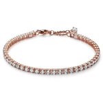 Bracelet - femme - 581469c01 - 18 - or rose - 18 cm - zirconia cubique