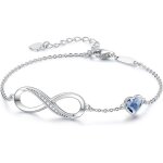 Bracelet femme argent 925 infini bracelet d?amour femme rglable bijoux femme cadeaux nol femme anniversaire ...