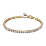 Bracelet femme - pandora - 561469c01 - torque et rigide - dor� - zirconia cubique - 16 cm