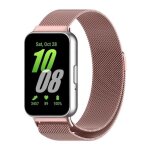 Bracelet À fermoir magnétique en boucle milanaise phonecare pour samsung galaxy fit 3 - 40mm - rose Bracelet À fermoir magnétique en boucle milanaise phonecare pour samsung galaxy fit 3 - 40mm - rose