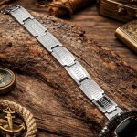 Bracelet gourmette en acier inoxydable