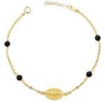 Bracelet inmaculada romero ir ag0337 or jaune femme dor�