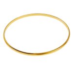 Bracelet jonc 62mm plaqu or 18 carats