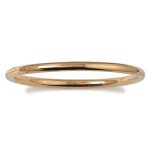 Bracelet jonc - bijoux - �pais - plaqu� or 18 carats - diam�tre 66 cm - largeur 5 mm