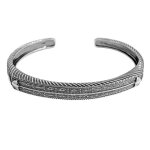 Bracelet jonc homme en argent 925