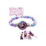 Bracelet kpop demon hunters ? bijou fantaisie perlé multicolore ? accessoire mode & cadeau fan Bracelet kpop demon hunters ? bijou fantaisie perlé multicolore ? accessoire mode & cadeau fan