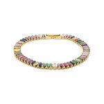Bracelet - luxenter - gorys - zircone multicolore - finition or jaune 18 carats - femme
