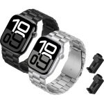 Bracelet mtal compatible avec apple watch 42mm(srie 10) 41mm 40mm 38mm bracelet acier inoxydable pour ...