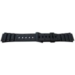 Bracelet montre 17mm (23mm) boucle noire - compatible casio et autres marques