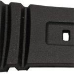 Bracelet de montre - my - montre - 18mm - noir - polyur�thane - hypoallerg�nique