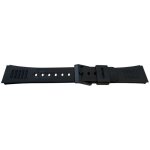 Bracelet de montre 22mm (24mm) noir compatible avec casio