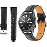Bracelet pour montre connectee - fleuve - bracelet cuir samsung galaxy watch 3 / 46mm 22mm remplacement ...