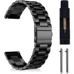 Bracelet pour montre connectee - fleuve - bracelet mtal 22mm huawei watch 4 - 5 / 5 pro / gt 4 - 5 pro ...