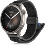 Bracelet pour montre connectee - fleuve - bracelet nylon amazfit 22mm bip 5 / 6 cheetah / balance r�glable ...