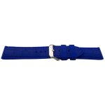 Bracelet montre - my - montre - motif alligator - bleu royal - 20mm - r�sine