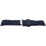 Bracelet de montre - my - montre - style ice watch - bleu marine - 20mm - boucle m�tal