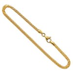 Bracelet or 18 carats 750 jaune maille palmier - femme