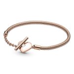 Bracelet - pandora - 589285c00 - 18 - 18 cm - or rose - c?ur