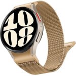 Bracelet compatible avec samsung galaxy watch 7 6 5 4 classic pro bracelet magntique mtal en acier ...