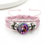 Bracelet tress rose kpop bijou ado fille univers coren pop culture tendance