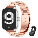 Bracelet compatible avec xiaomi redmi watch 4 / band 8 pro acier inoxydable bracelet r�sistant � lusure ...