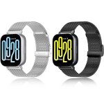 Bracelet compatible avec xiaomi redmi watch 5 lite / 5 active bracelet en metal acier inoxydable de sport ...