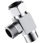 Bras douche traditionnel mtal adaptateur t 3 voies pour bidet