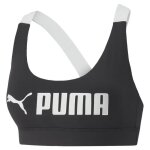 Brassire de fitness - puma - femme - noir et blanc