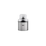 Moulin � �pices / caf� - braun - mqs 270 si - acier inoxydable - easyclick plus - argent
