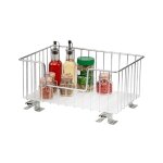 Bremermann panier coulissant pour armoires hautes de 40 cm de largeur avec �tag�re chrom�