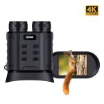 Brend br - 2242 jumelles num�riques ? vision nocturne 300 m ? 4k ? �cran ips ? zoom 10x ? lampe torche ...