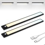 Brendz led armoire detecteur mouvement reglette led rechargeable usb - c led dressing lampe de placard ...