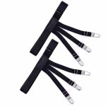 Bretelles dondon - h - halt02 - hommes pinces pour chemises et chaussettes longueur ajustable noir 2 ...