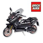 Brickaura - kit construction moto technique t - max - 1282 pi�ces mod�le yamaha 1:5 briques compatibles ...