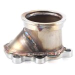 Bride de tuyau de descente turbo adaptateur 5 boulons 2. 5in pour botiers de turbine gt25 gt28 t25 t28 ...