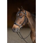 Bridon �quitation anatomique hfi hackamore - noir - full