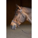 Bridon quitation anatomique sans mors hfi freedom - marron - cob