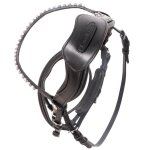 Bridons �quitation pour cheval ouvert avec pont kavalkade cre8 malou - noir - poney